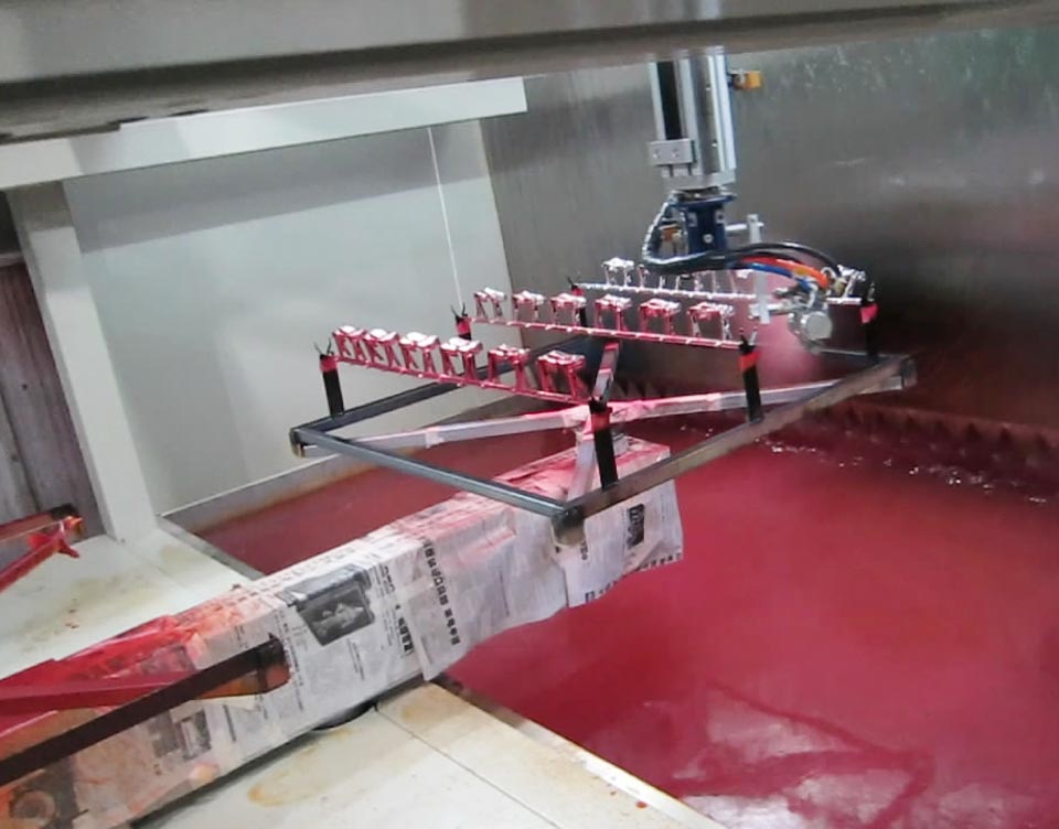 工艺品往复式喷漆设备