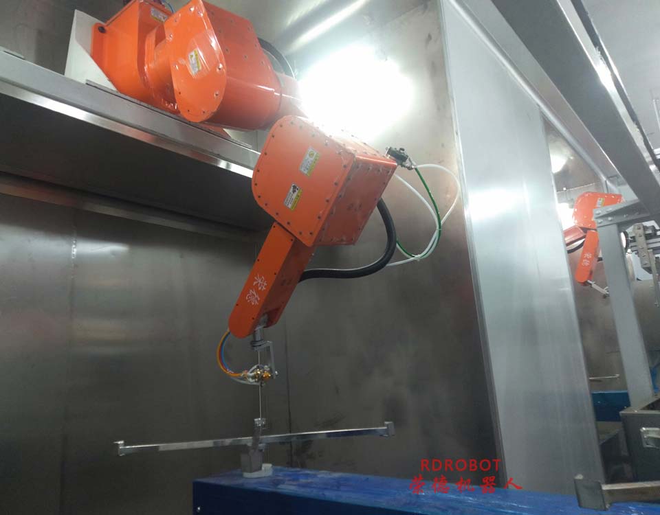 喷涂机器人配套自动上下件机械手